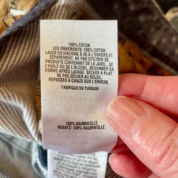 Ted Baker London Chino Shorts Men’s Size 40 Cotton Blue White Stripe Pocket  8” - Picture 9 of 10